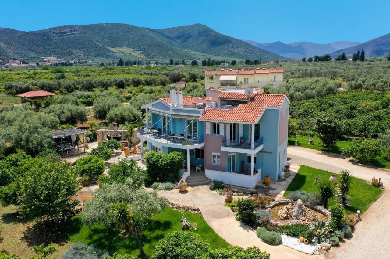 Beachfront Villa Samantha'S Paradise Kivérion Esterno foto