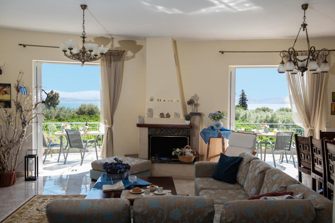 Beachfront Villa Samantha'S Paradise Kivérion Esterno foto